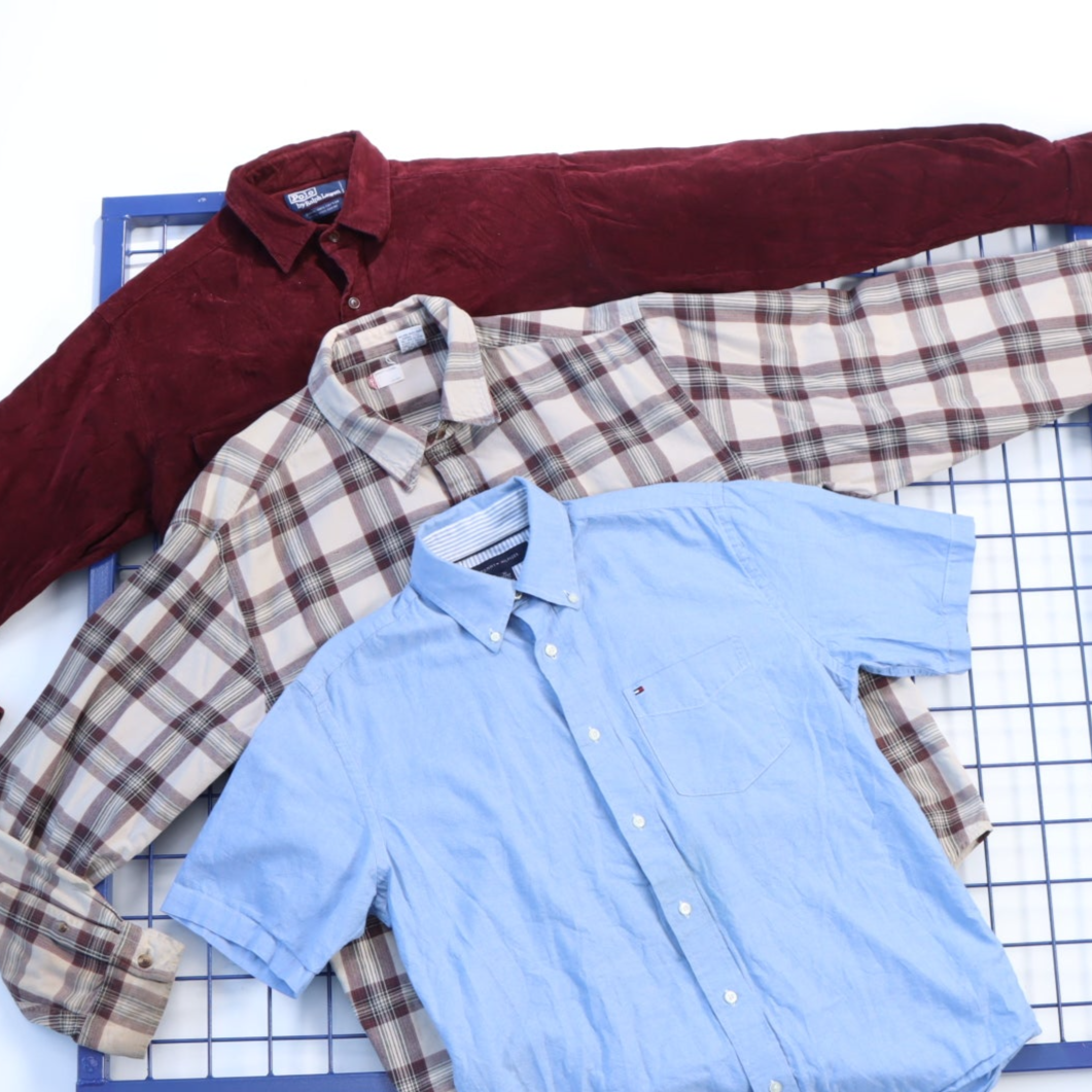 50 Men's Mixed Branded Shirt Bundle