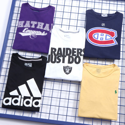 80 Sport & Branded T-shirts Bundle