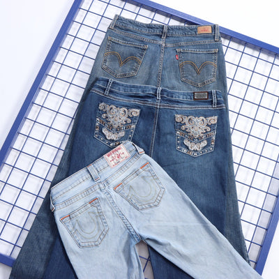 25 Women's Y2K Jeans Bundle